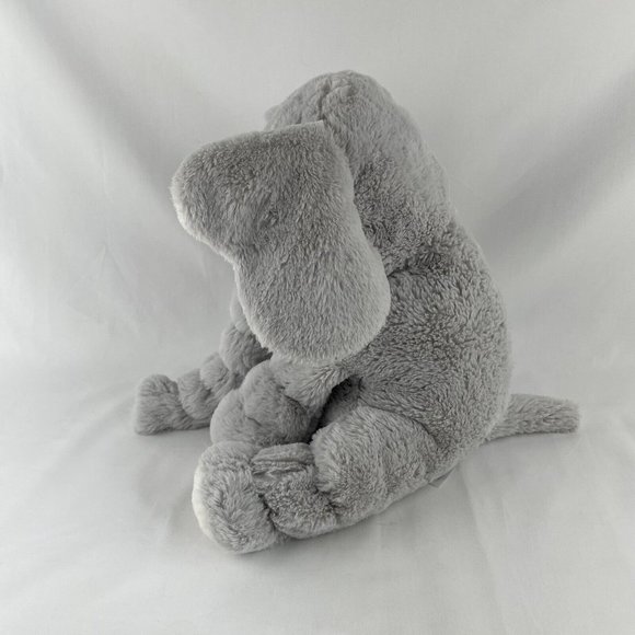 Baby Ganz Jellybean Elephant 13" Plush Gray Stuffed Animal Toy Embroidered Eyes - Picture 3 of 7
